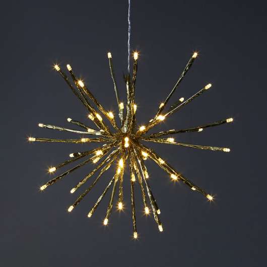 8 ljuslägen – LED-dekorationslampa Firework, guld