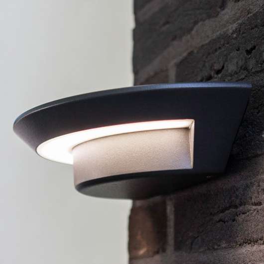 Adina - modern LED-utomhusvägglampa, 4 lampor