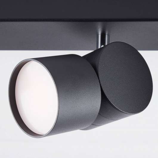 AEG Twine LED-takspotlight, svart, 4 lampor
