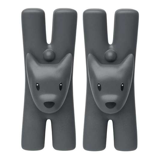 Alessi - Giampo Clips 2-pack Svart