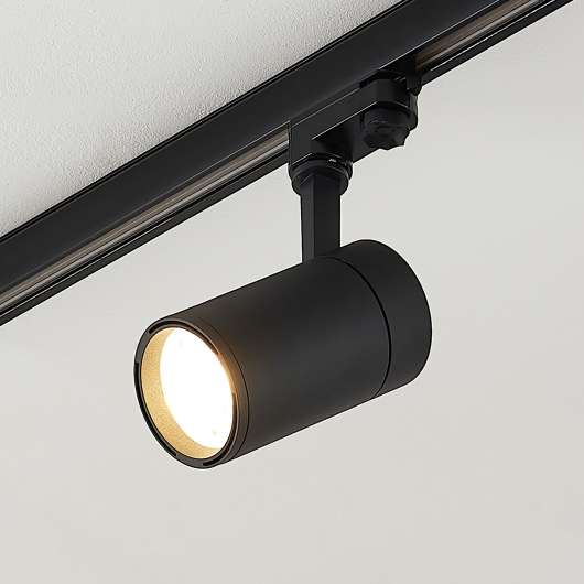 Arcchio Cady LED-skenspotlight svart 15° 22W