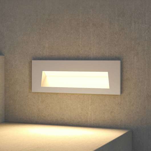 Arcchio Javis LED-inbyggnadslampa, slät, silvergrå