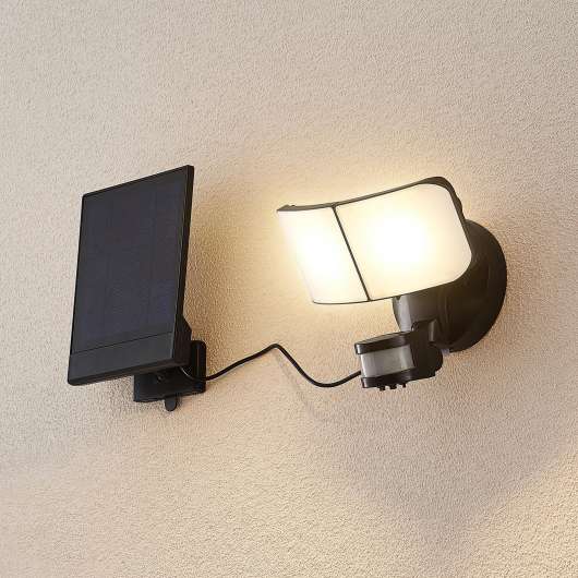 Arcchio Omino LED-solcells-väggspotlight/sensor
