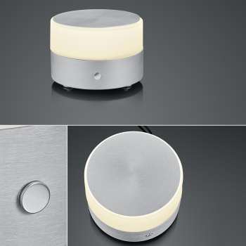 BANKAMP Button LED-bordslampa höjd 11 cm alu