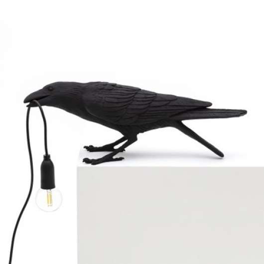 Bird Lamp Playing Svart