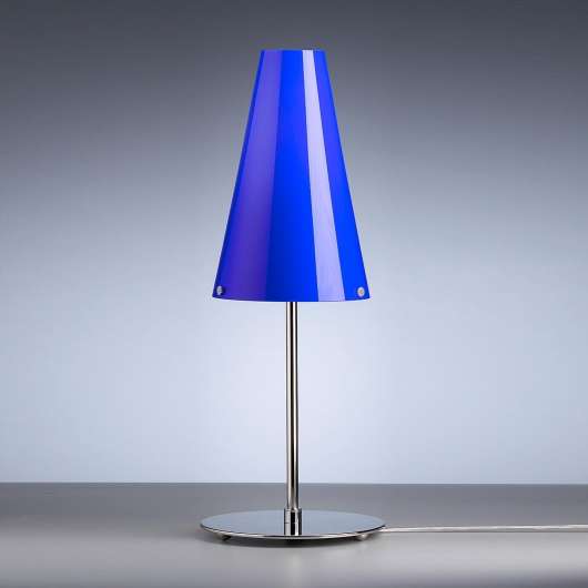 Blå bordslampa av Walter Schnepel