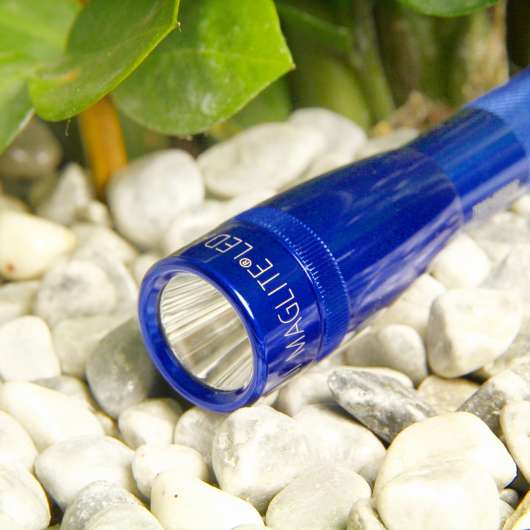 Blå LED-ficklampa Mini-Maglite