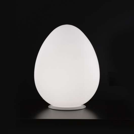 Bordslampa Alice i äggform, 24 cm hög