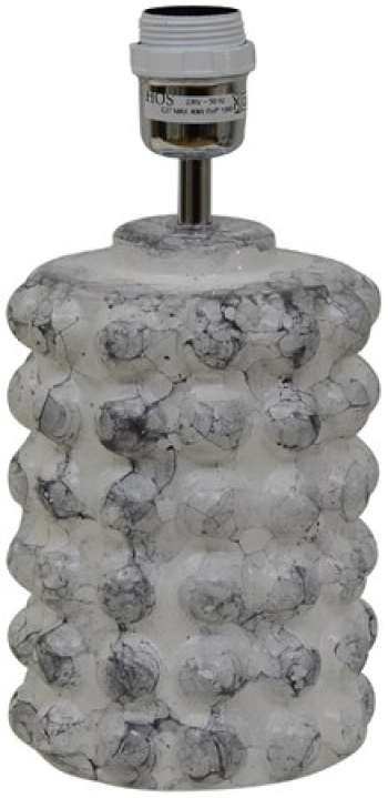 Bubbels Lampfot Marmor Vit 29 cm