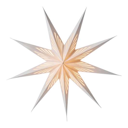 Bungalow - Vivien Adventsstjärna 80 cm Vit