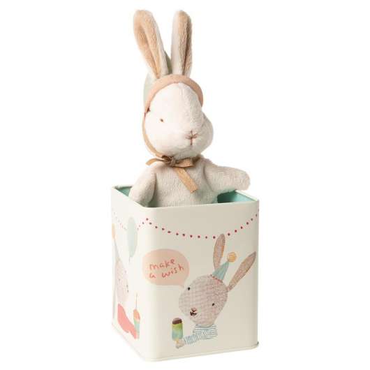 Bunny in box - Happy Day - Small