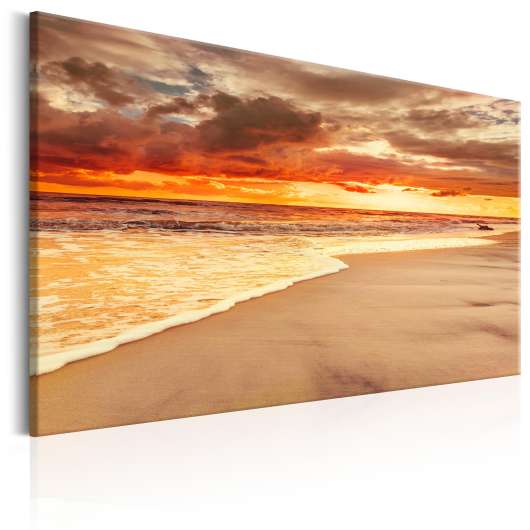 Canvas Tavla - Beach: Beatiful Sunset II - 120x80