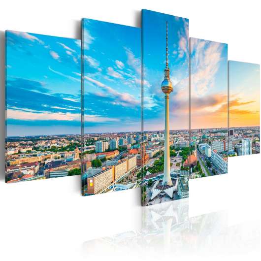 Canvas Tavla - Berlin TV Tower, Germany - 200x100