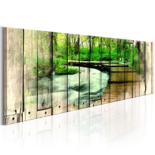 Canvas Tavla - Forestry Memories - 120x40
