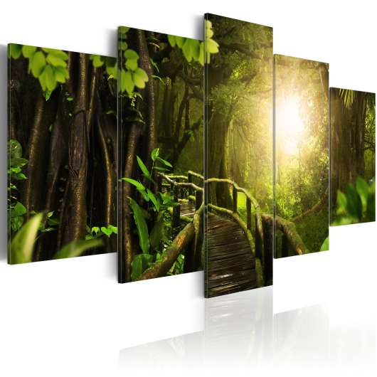 Canvas Tavla - Magical Jungle - 100x50