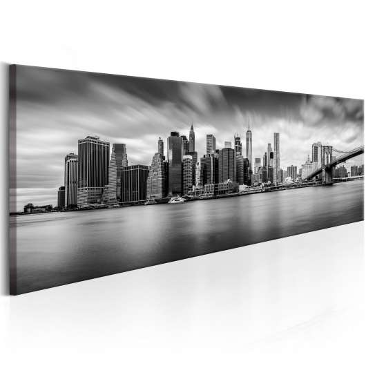 Canvas Tavla - New York: Stylish City - 135x45