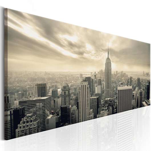 Canvas Tavla - NY: Morning Sky - 150x50