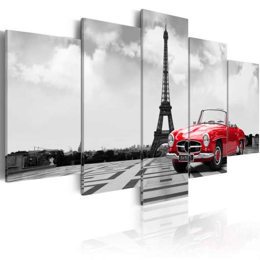 Canvas Tavla - Parisian car - 100x50