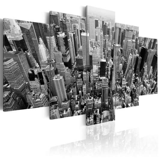 Canvas Tavla - Skyscrapers in New York - 100x50