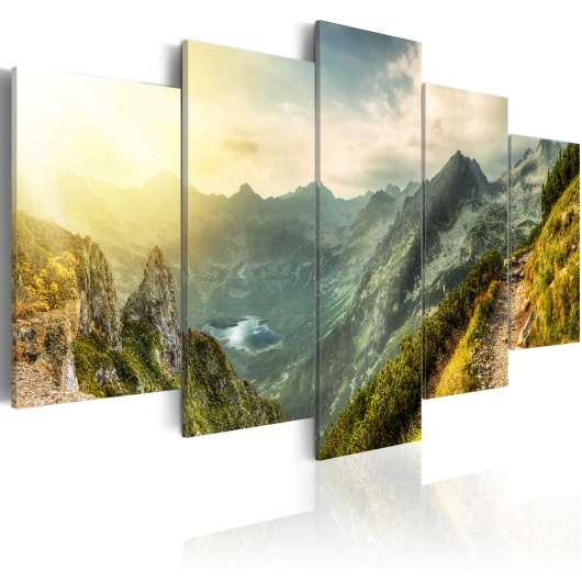Canvas Tavla - Slovak mountain landscape - 200x100