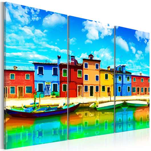 Canvas Tavla - Sunny morning in Venice - 120x80