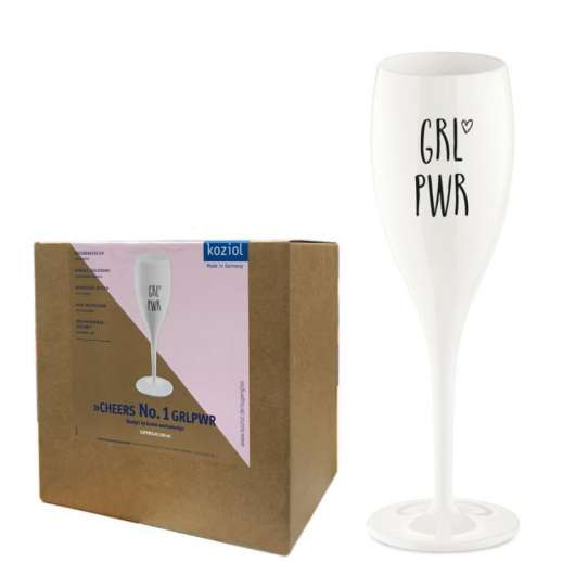 CHEERS Champagneglas - Grl pwr - 6-pack