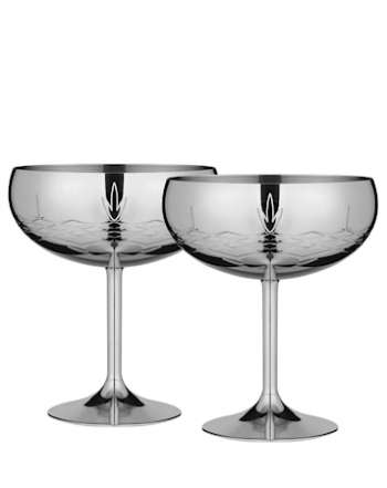 Crispy Gatsby Cocktailglas Silver 30 cl 2-pack