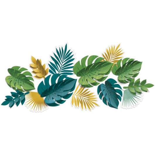 Dekorationsblad - Tropical leafs