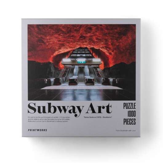 Designtorget Pussel Subway Art Fire