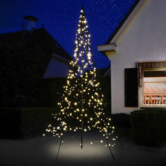 Fairybell® julgran med mast, 3 m 360 lysdioder