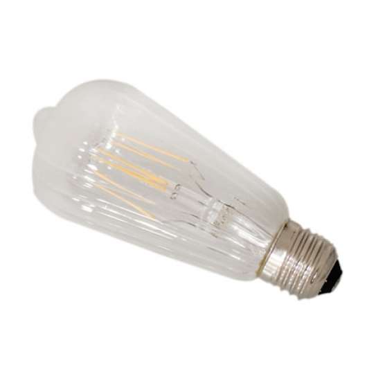 Glödlampa STRIPE LED dimbar E27 Ø6cm