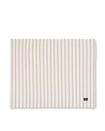 Icons Cotton Herringbone Bordstablett Beige/Vit 40x50cm