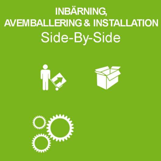 Inbärning Avemballering Installation, Side-by-Side