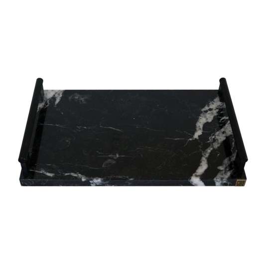 KRALJEVIC MARBLE TRAY Bricka i marmor - Black Moon Matt svart