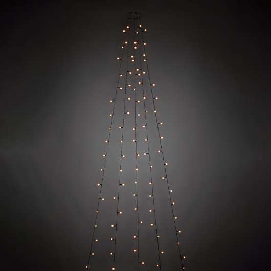 LED-julgransslinga med 200 monterade globlampor