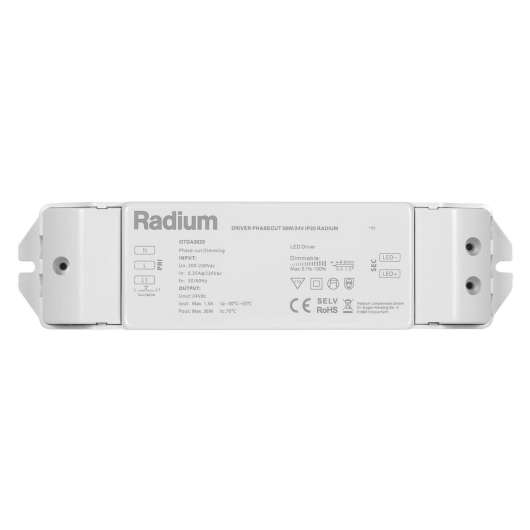 LED-nätaggregat Radium OTDA 24 V-DC, 36 W