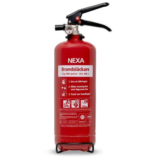 Nexa Brandsläckare Röd 2kg 13A