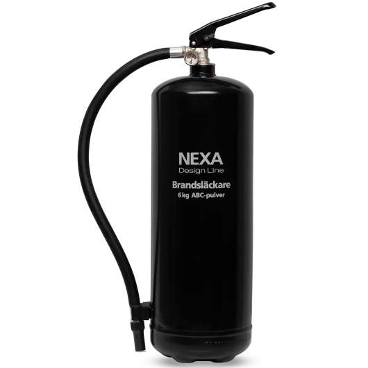 Nexa Brandsläckare Svart 6kg 43A
