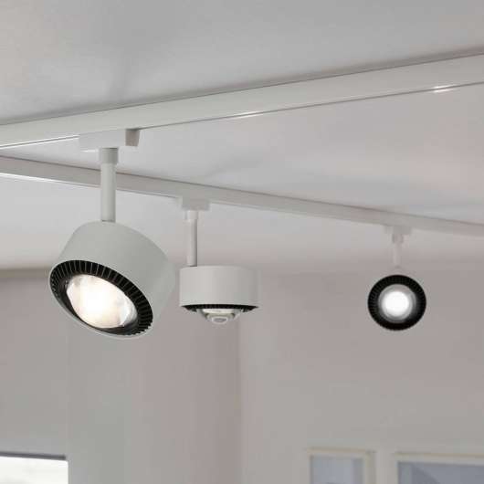 Paulmann Aldan URail LED-spot vit/svart