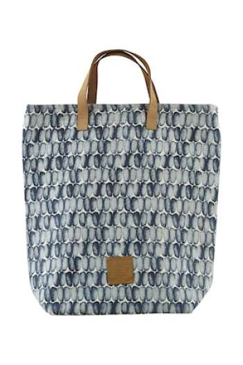 Shopping bag, Braid, Blue, 41x38 cm