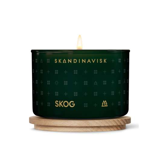 Skandinavisk Doftljus Skog 90g Grön