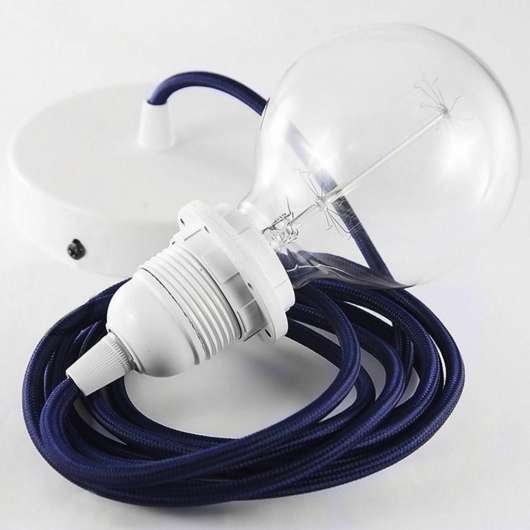 WHITE BLUE WHITE Lampsladd till taklampa E27